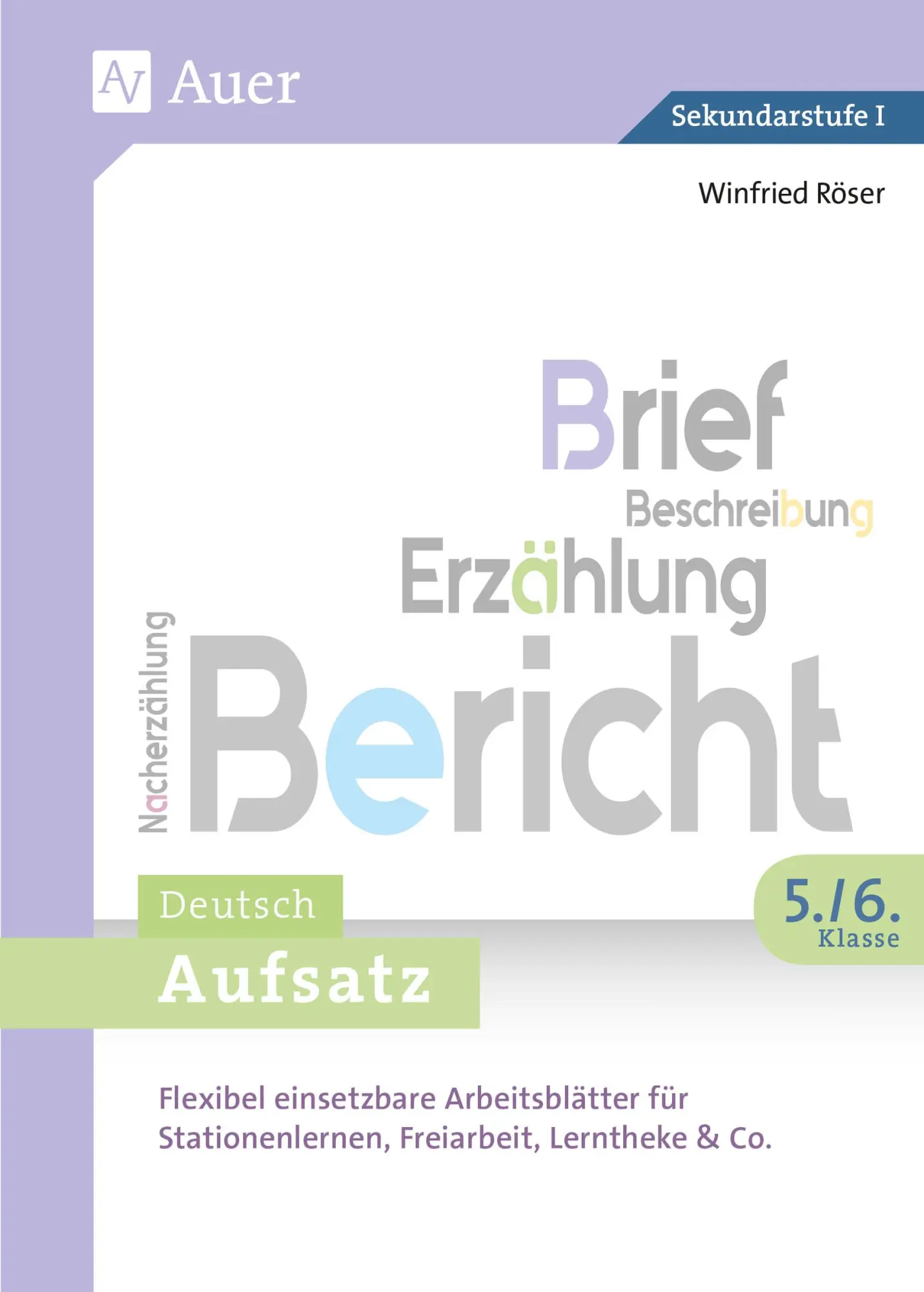 Cover: 9783403084617 | Deutsch Aufsatz 5-6 | Winfried Röser | Broschüre | 88 S. | Deutsch
