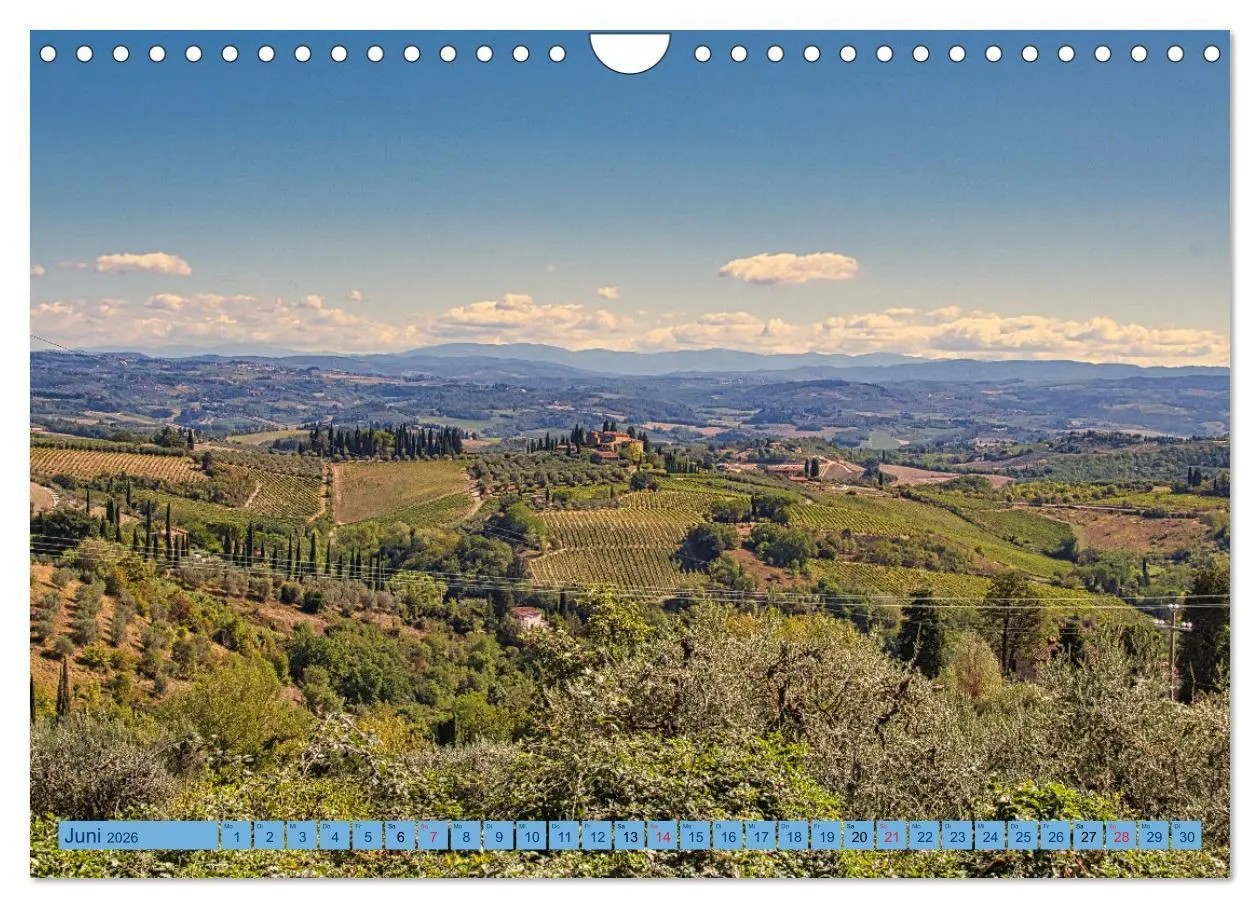 Bild: 9783457544617 | Impressionen aus San Gimignano (Wandkalender 2026 DIN A4 quer),...