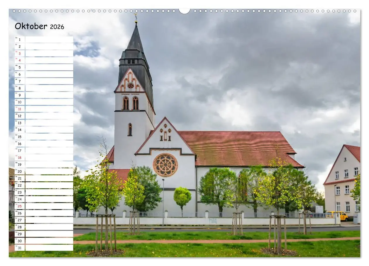 Bild: 9783457784617 | Lutherstadt Eisleben (Wandkalender 2026 DIN A2 quer), CALVENDO...