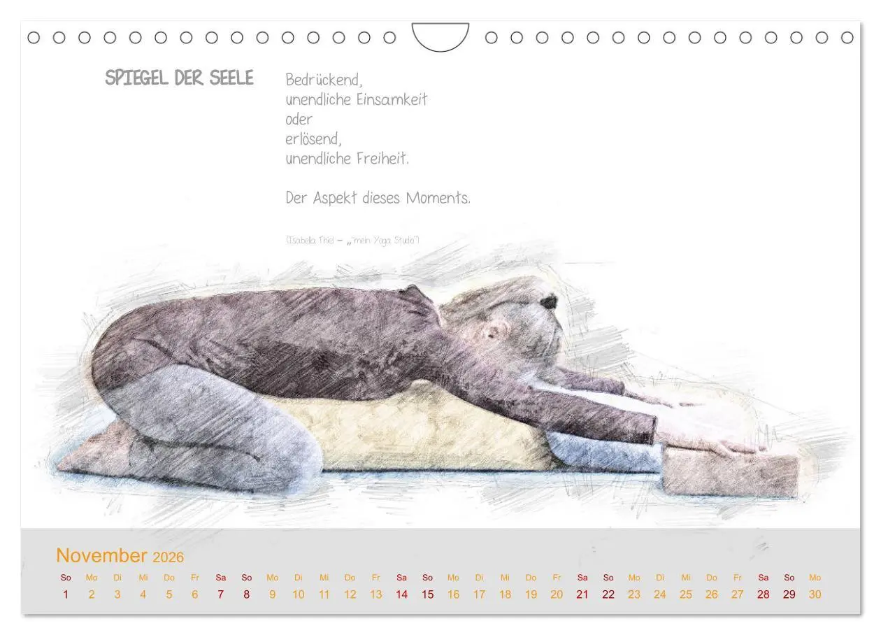 Bild: 9783457854617 | YOGA Inspirationen mit Texten zum Nachdenken (Wandkalender 2026 DIN...