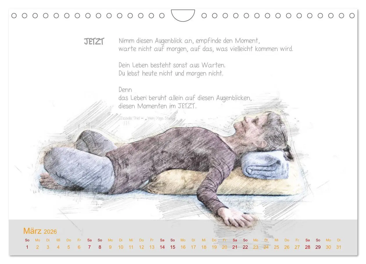 Bild: 9783457854617 | YOGA Inspirationen mit Texten zum Nachdenken (Wandkalender 2026 DIN...