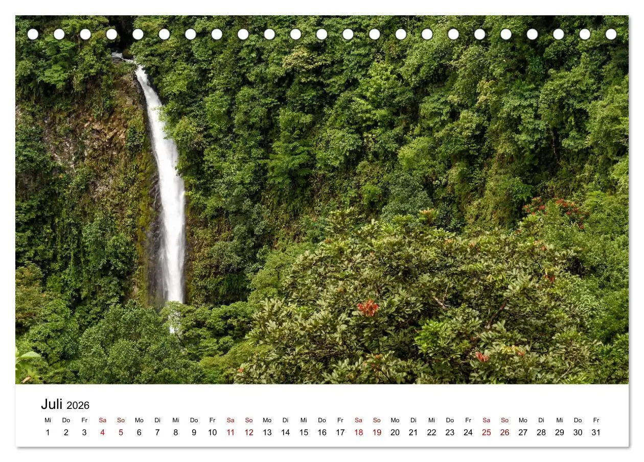 Bild: 9783457924617 | Costa Rica - das Naturparadies (Tischkalender 2026 DIN A5 quer),...