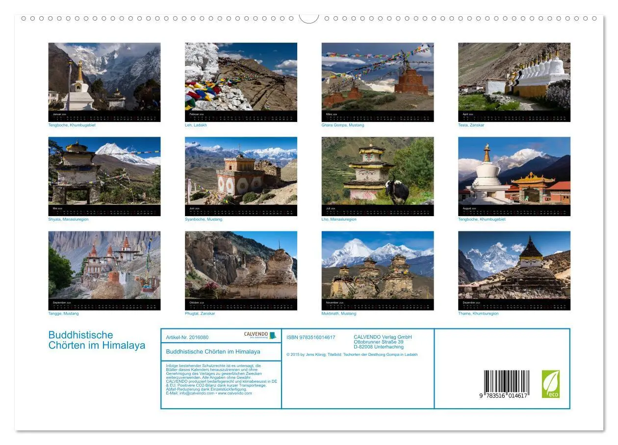 Bild: 9783516014617 | Buddhistische Chörten im Himalaya (hochwertiger Premium...