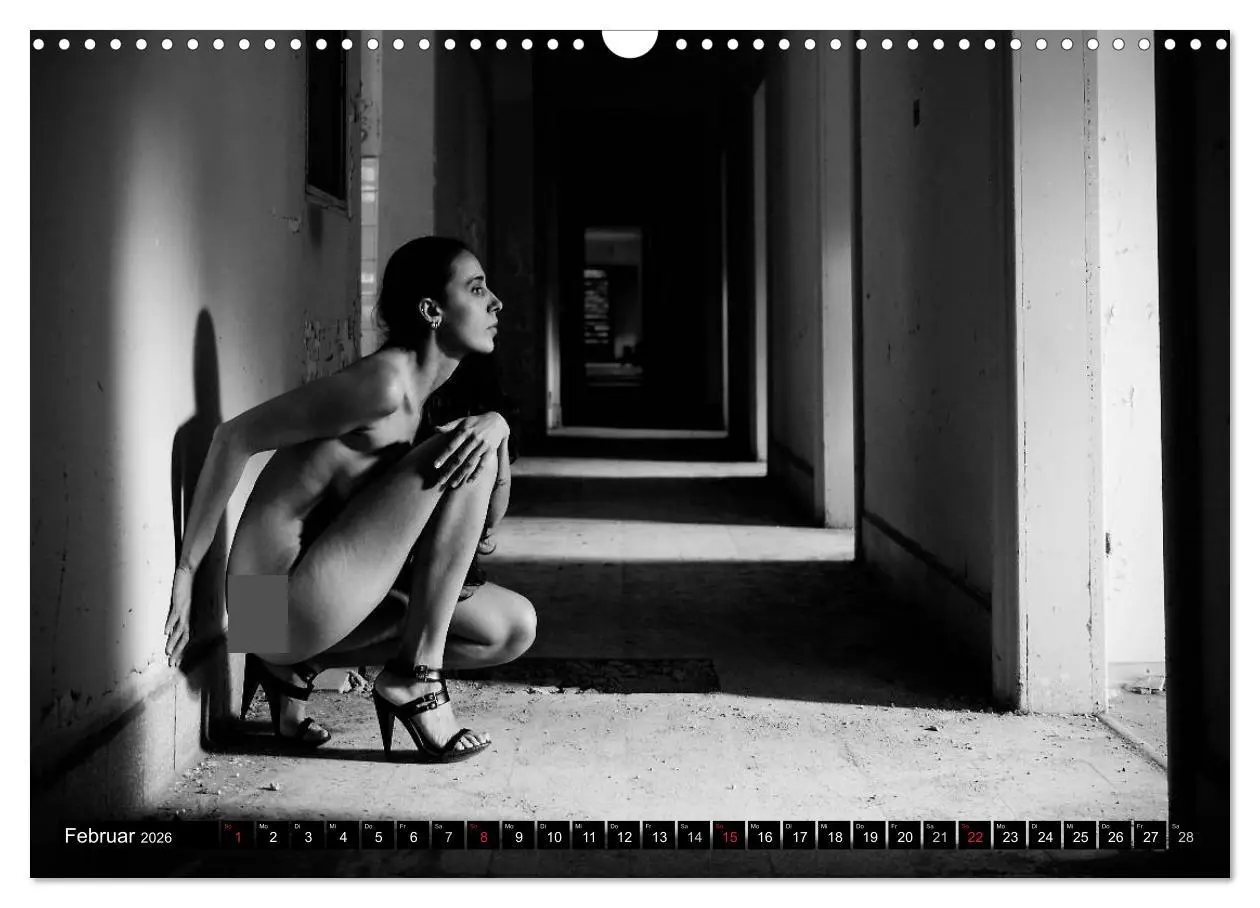 Bild: 9783516184617 | Aktfotografie in alten Mauern (Wandkalender 2026 DIN A3 quer),...