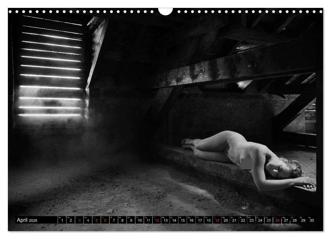 Bild: 9783516184617 | Aktfotografie in alten Mauern (Wandkalender 2026 DIN A3 quer),...