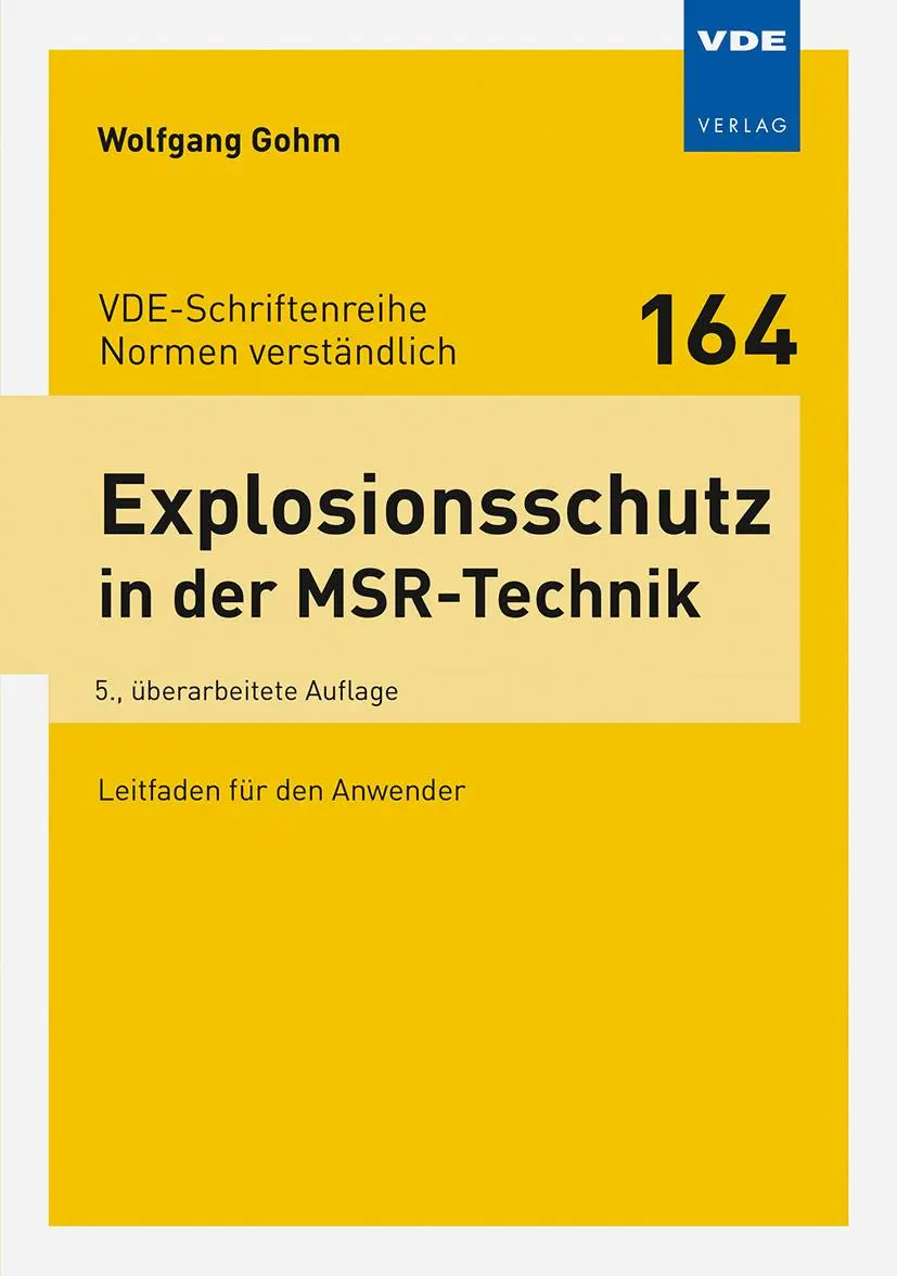 Bild: 9783800764617 | Explosionsschutz in der MSR-Technik | Leitfaden für den Anwender