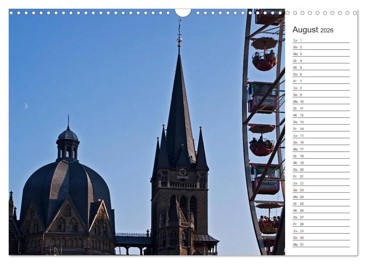 Bild: 9783516004717 | Kaiserstadt Aachen (Wandkalender 2026 DIN A3 quer), CALVENDO...