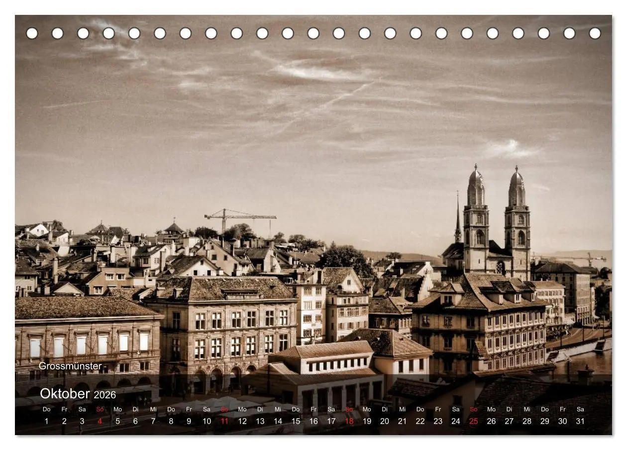 Bild: 9783516174717 | Gutes altes Zürich (Tischkalender 2026 DIN A5 quer), CALVENDO...