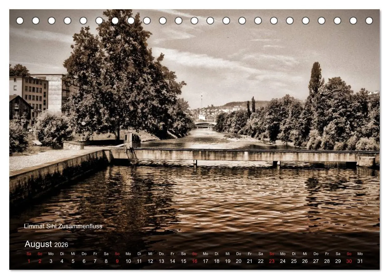 Bild: 9783516174717 | Gutes altes Zürich (Tischkalender 2026 DIN A5 quer), CALVENDO...