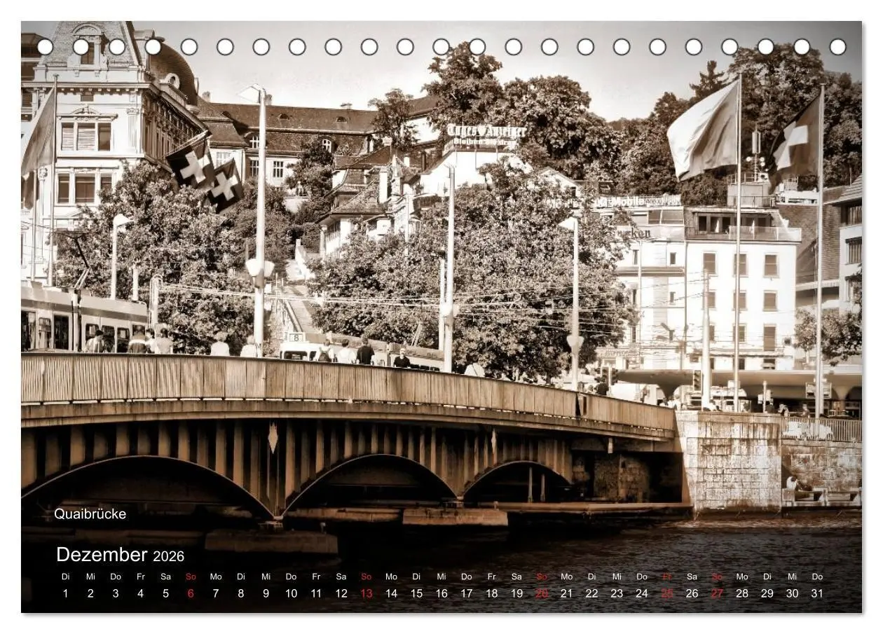 Bild: 9783516174717 | Gutes altes Zürich (Tischkalender 2026 DIN A5 quer), CALVENDO...