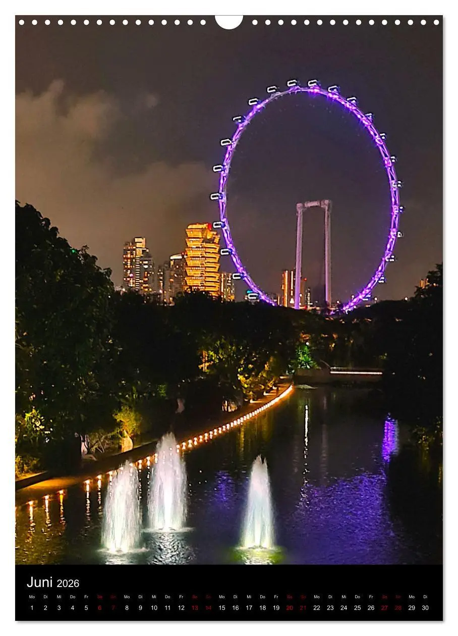 Bild: 9783516244717 | Singapur - Faszinierende Lichterwelt Marina Bay (Wandkalender 2026...
