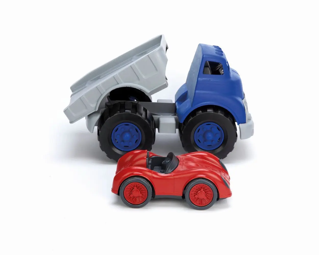 Bild: 793573714817 | GREENTOYS - Tieflader mit rotem Rennwagen | Green Toys | 8671481