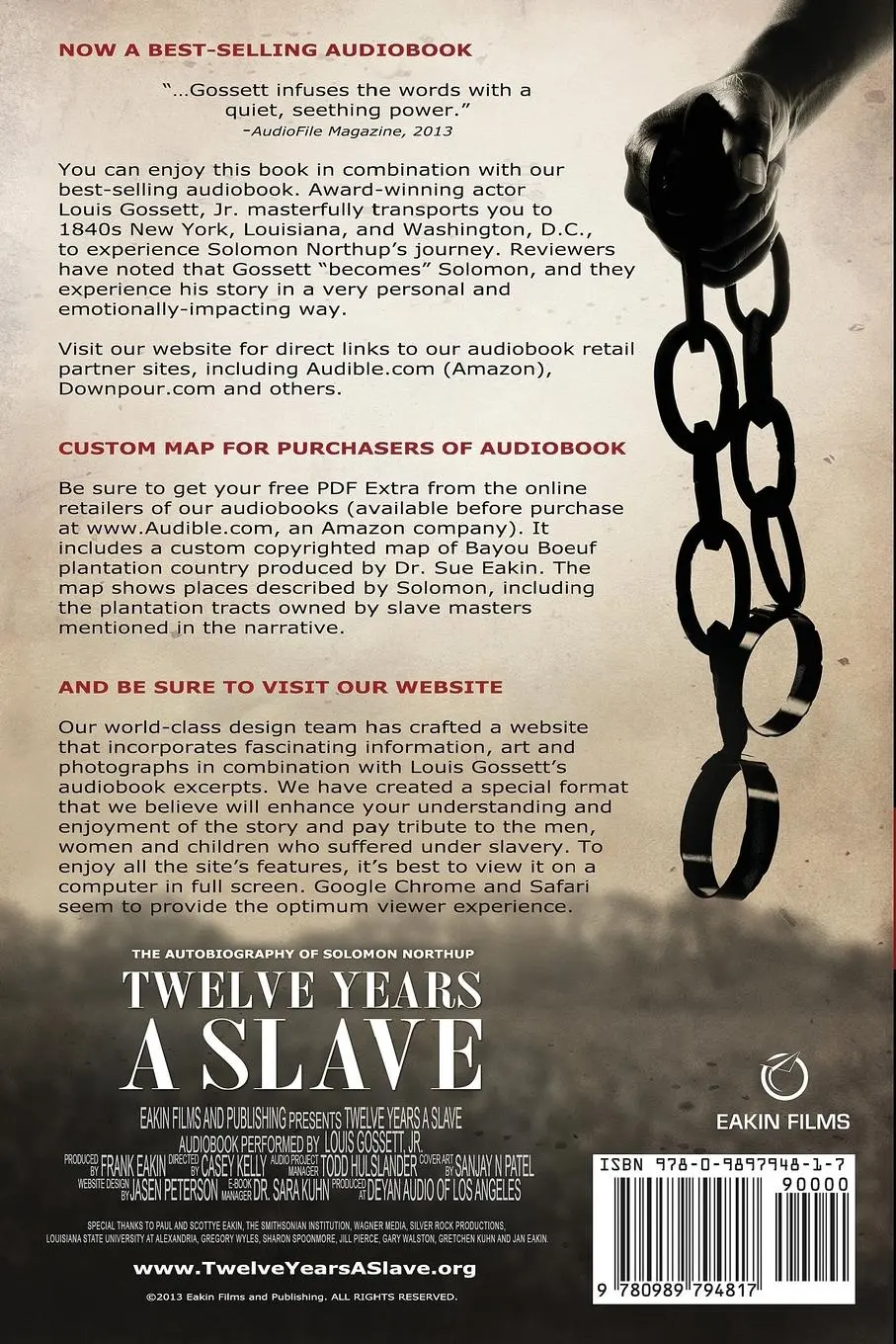 Rückseite: 9780989794817 | Twelve Years a Slave - Enhanced Edition by Dr. Sue Eakin Based on a...