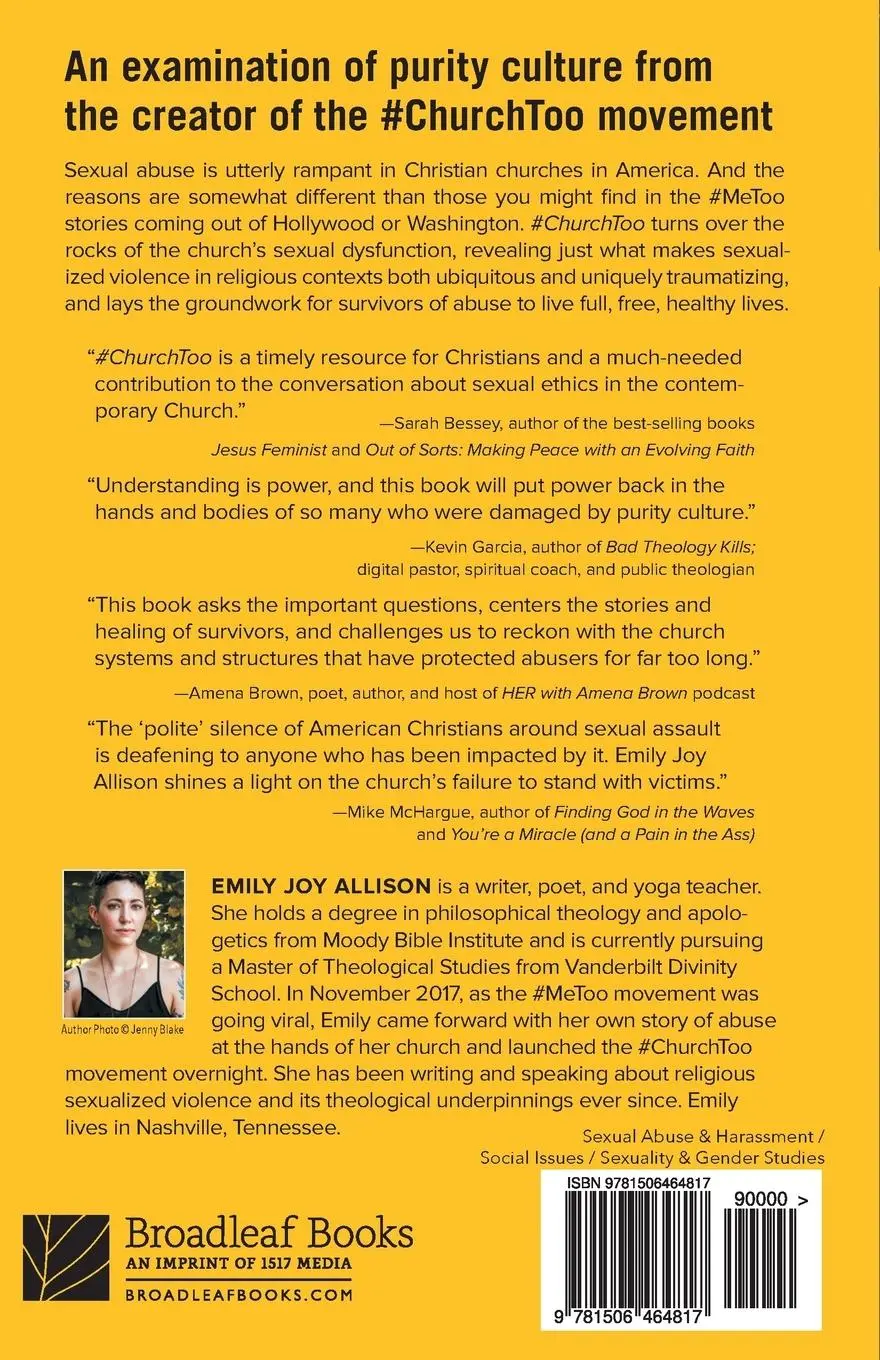 Rückseite: 9781506464817 | #Churchtoo | How Purity Culture Upholds Abuse and How to Find Healing