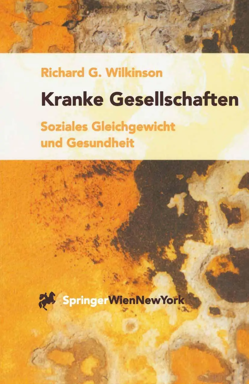 Cover: 9783211834817 | Kranke Gesellschaften | Soziales Gleichgewicht und Gesundheit | Buch