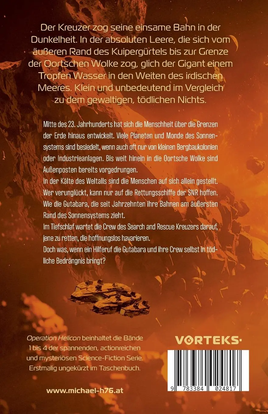 Rückseite: 9783384024817 | Operation Helicon - Geheimnis im Kuipergürtel | Michael Hirtzy | Buch