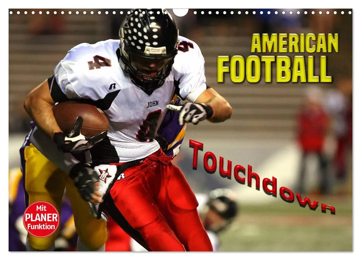 Cover: 9783457904817 | American Football - Touchdown (Wandkalender 2026 DIN A3 quer),...