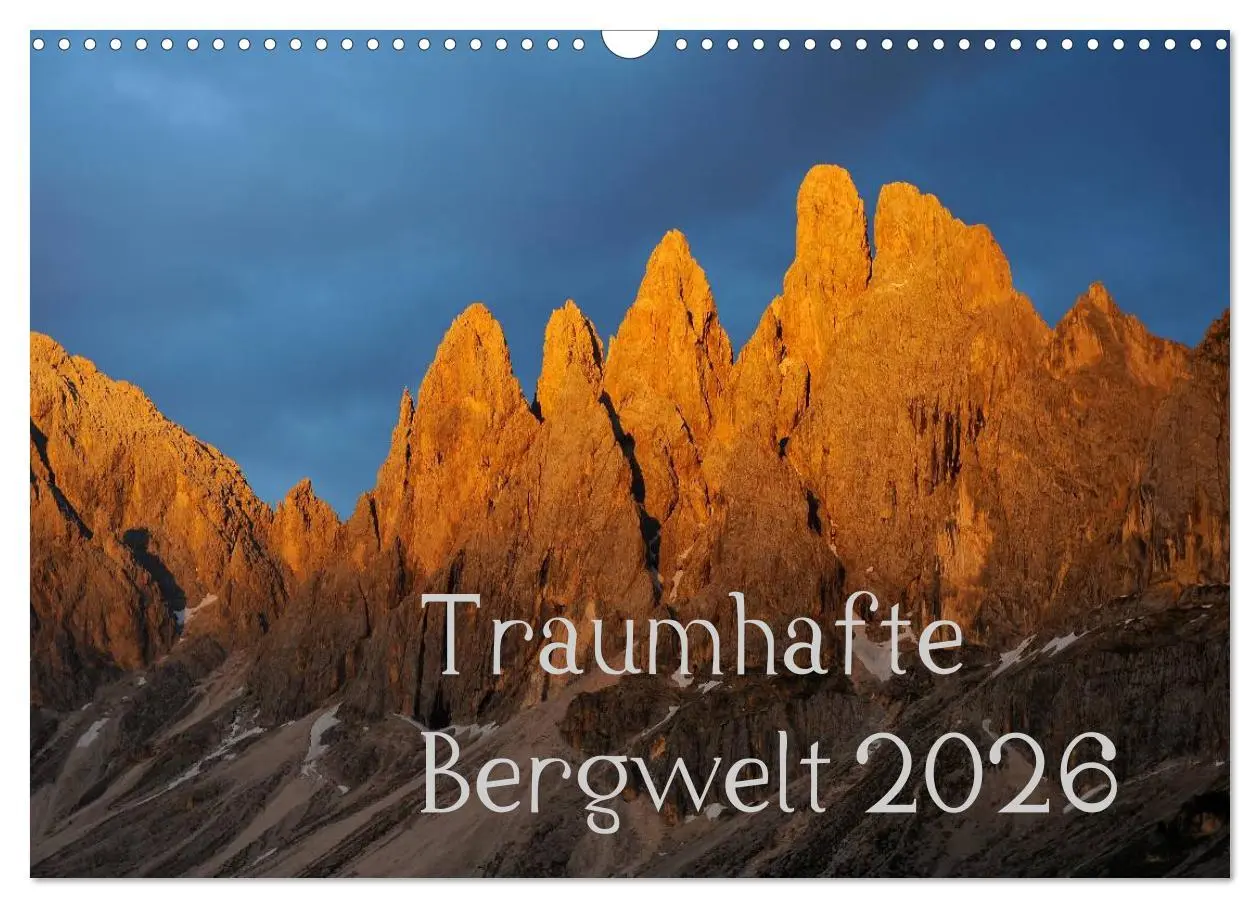Cover: 9783516234817 | Traumhafte Bergwelt Kalender (Wandkalender 2026 DIN A3 quer),...