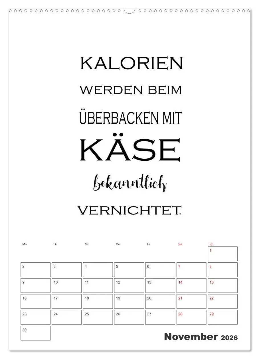 Bild: 9783516304817 | Sprüche für die Küche. Mit Jahresplaner (hochwertiger Premium...