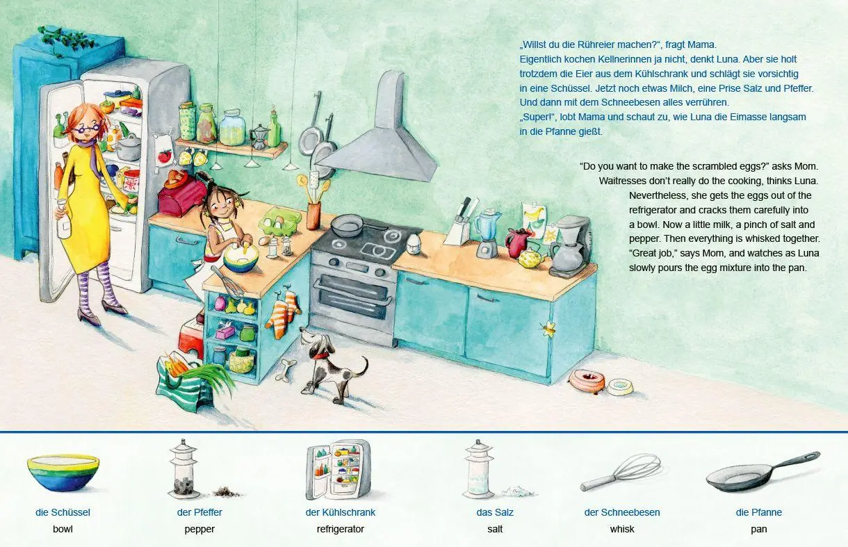 Bild: 9783695054817 | In der Küche (Deutsch-Englisch) | Zweisprachiges Kinderbuch | Fischer