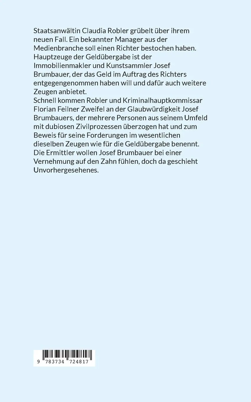 Rückseite: 9783734724817 | Brumbauer oder die Grenzen der Justiz | Toni Wutz | Taschenbuch | 2023