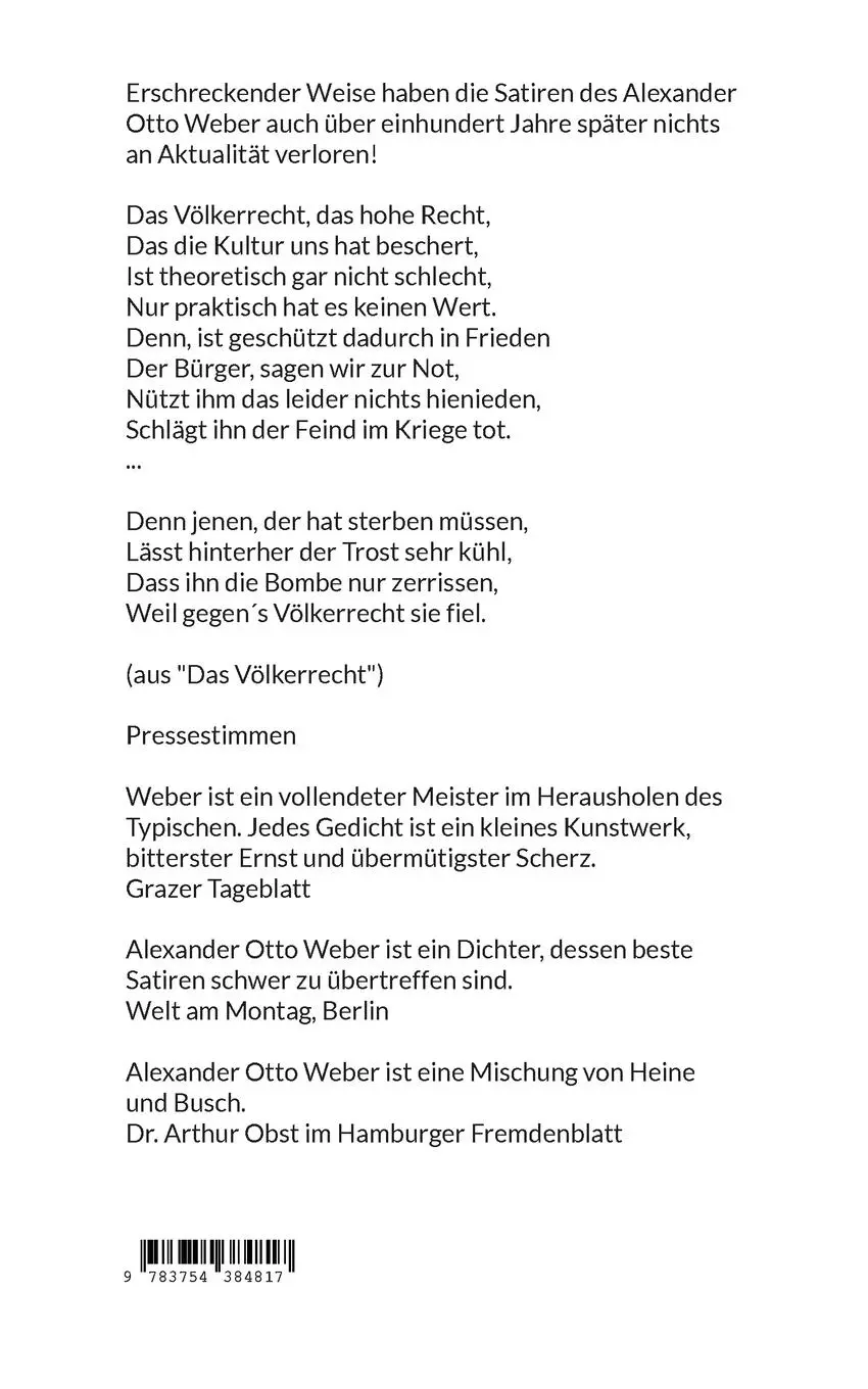 Rückseite: 9783754384817 | Wenn Mars regiert! | Alexander Otto Weber | Taschenbuch | Paperback