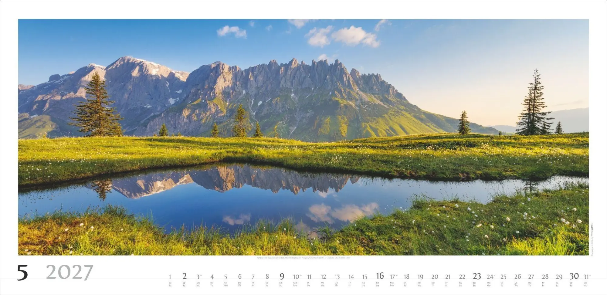 Bild: 9783839904817 | Alpenpanorama Kalender 2027 | Cornelia Dörr | Kalender | Spiralbindung