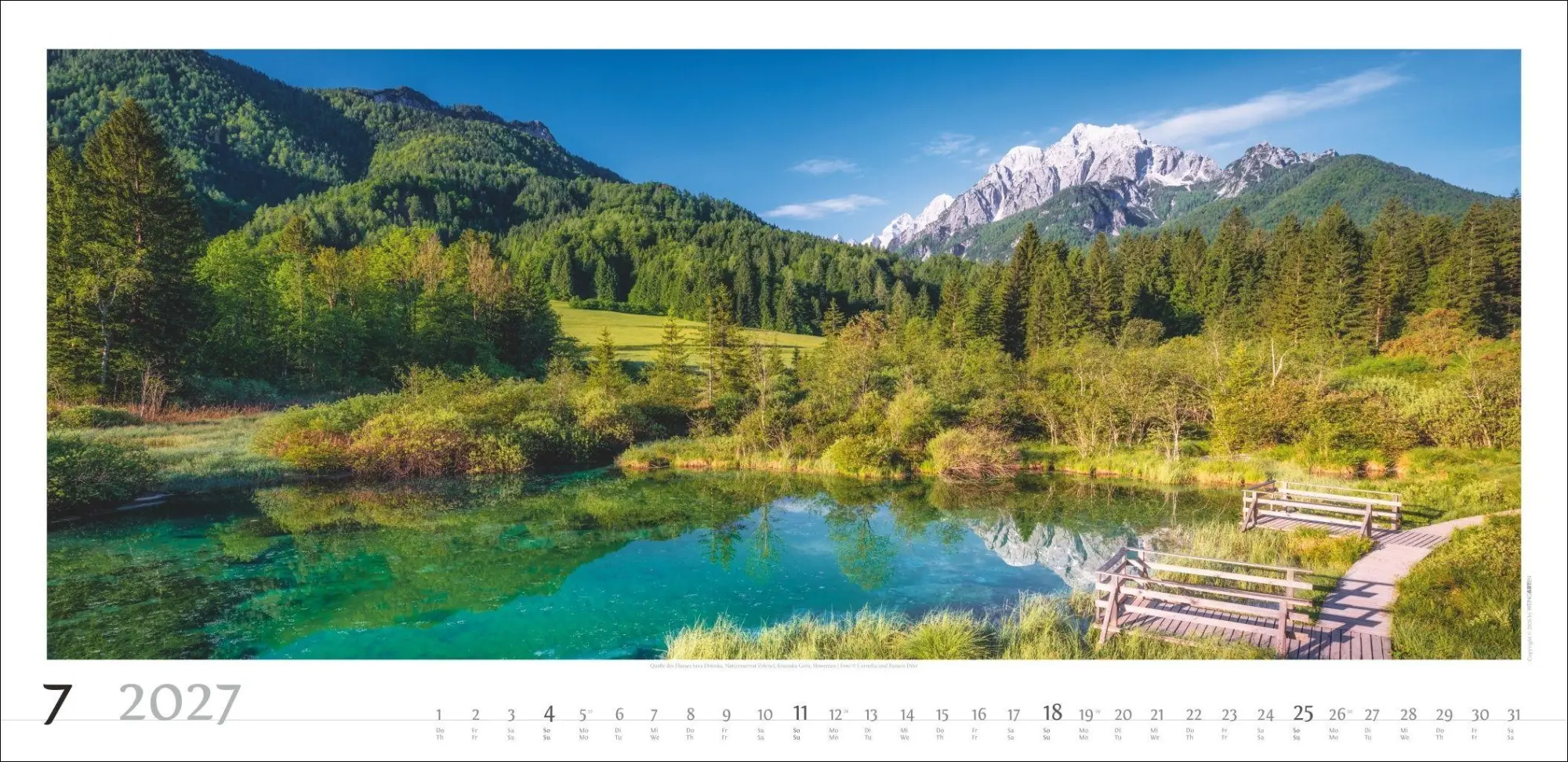 Bild: 9783839904817 | Alpenpanorama Kalender 2027 | Cornelia Dörr | Kalender | Spiralbindung