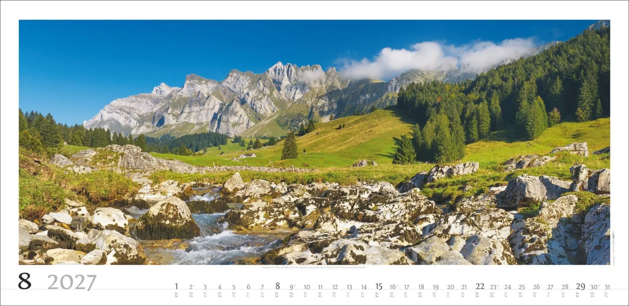 Bild: 9783839904817 | Alpenpanorama Kalender 2027 | Cornelia Dörr | Kalender | Spiralbindung