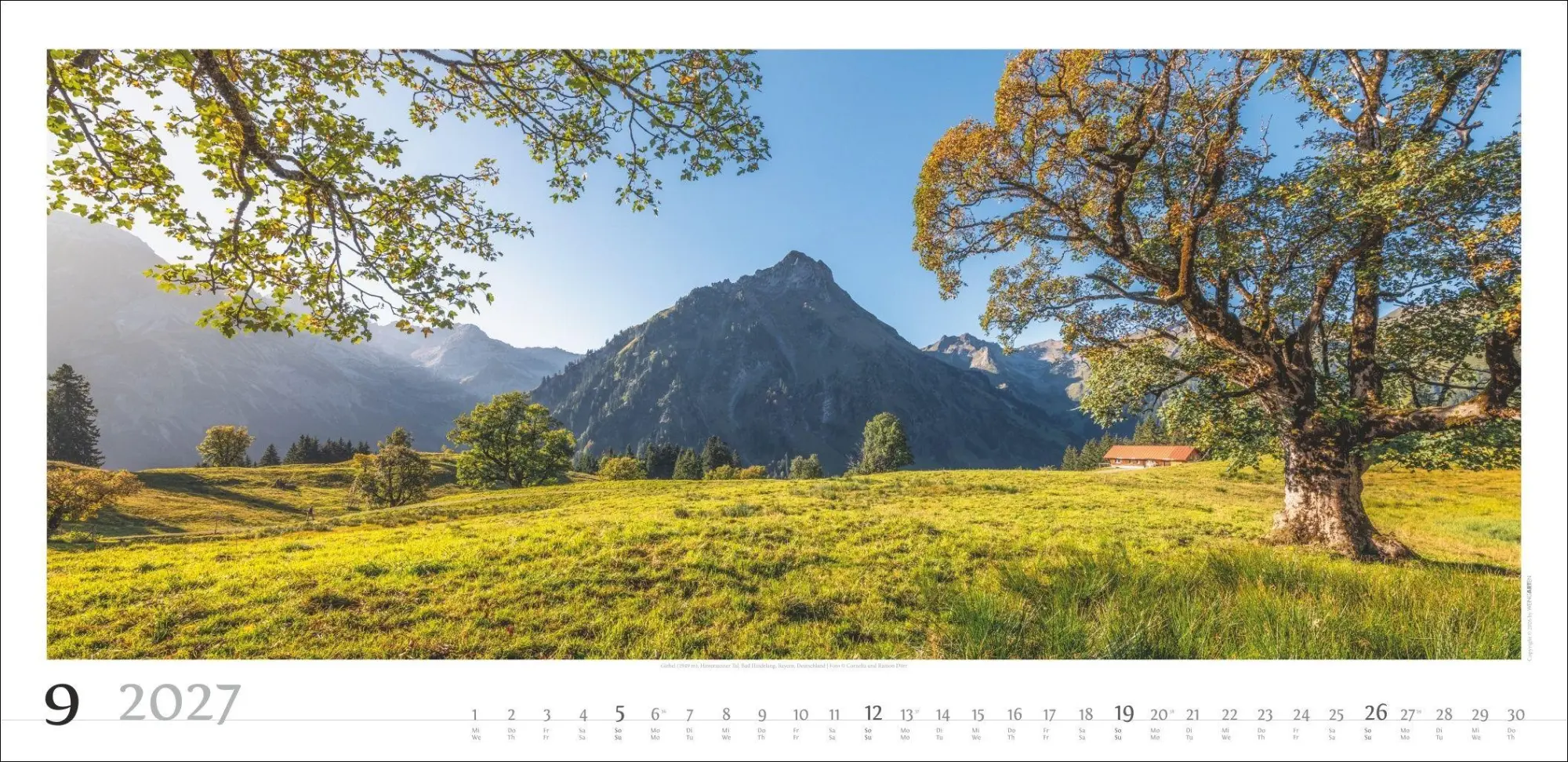 Bild: 9783839904817 | Alpenpanorama Kalender 2027 | Cornelia Dörr | Kalender | Spiralbindung