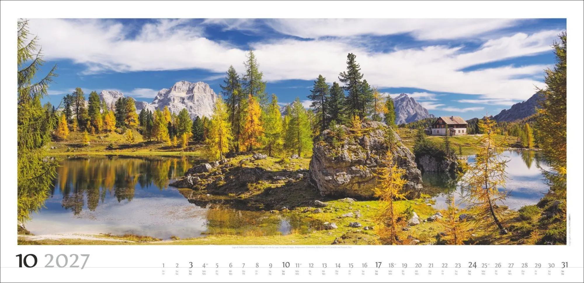 Bild: 9783839904817 | Alpenpanorama Kalender 2027 | Cornelia Dörr | Kalender | Spiralbindung