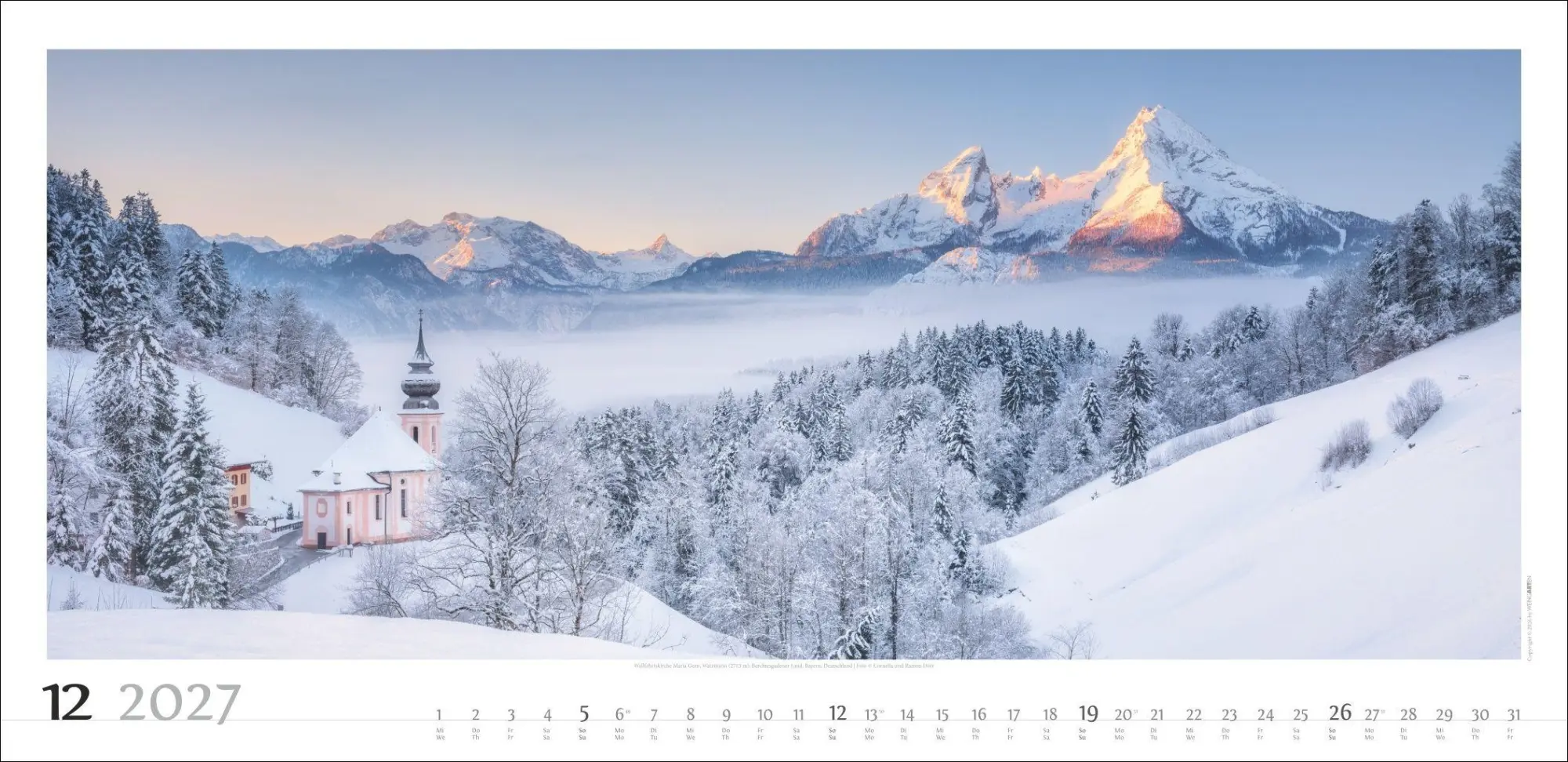 Bild: 9783839904817 | Alpenpanorama Kalender 2027 | Cornelia Dörr | Kalender | Spiralbindung