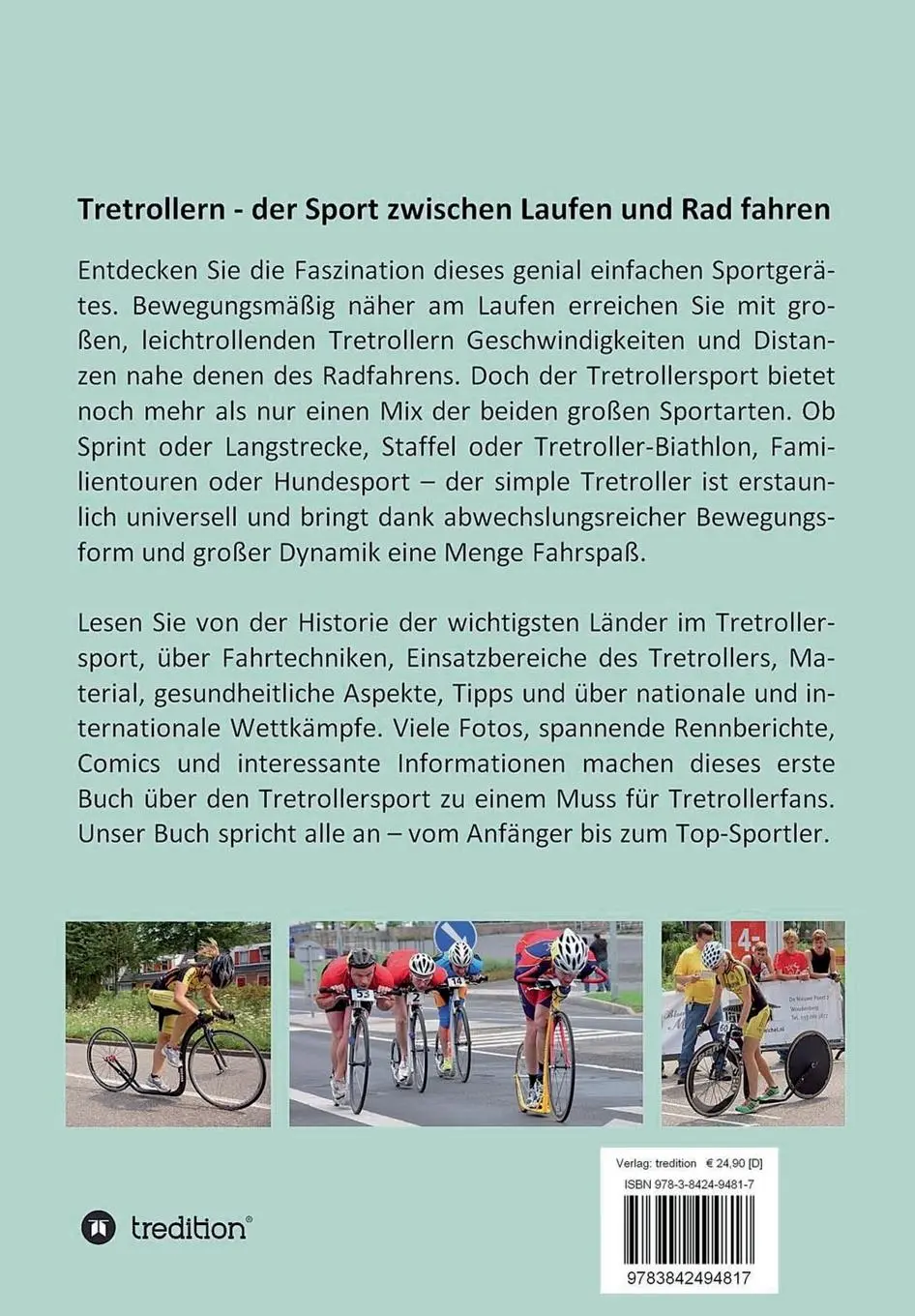 Rückseite: 9783842494817 | Tretrollersport | Einsatz Fahrtechnik Material Wettkampf | Sternal