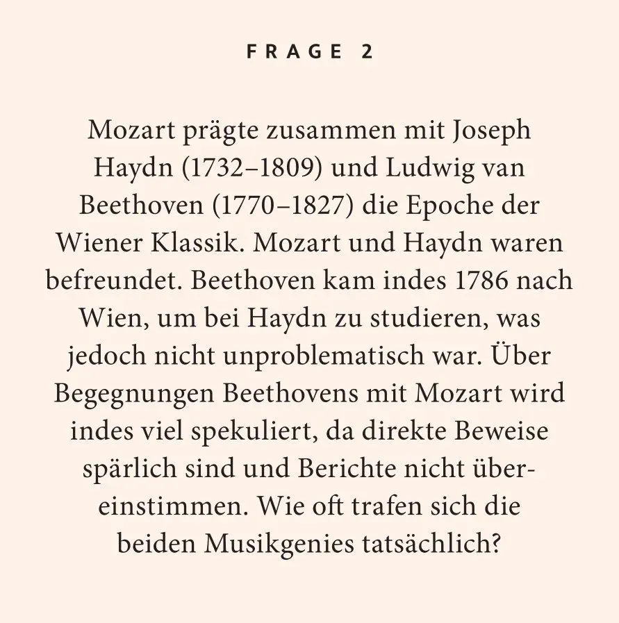 Bild: 9783899784817 | Mozart-Quiz | 100 Fragen und Antworten | Reinhard Palmer | Taschenbuch
