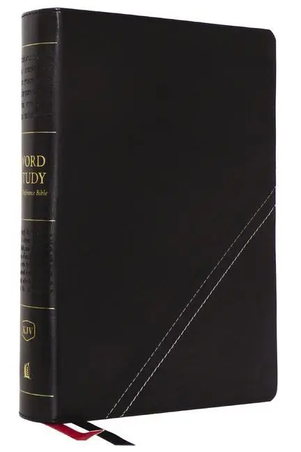 Cover: 9780785294917 | KJV, Word Study Reference Bible, Leathersoft, Black, Red Letter,...