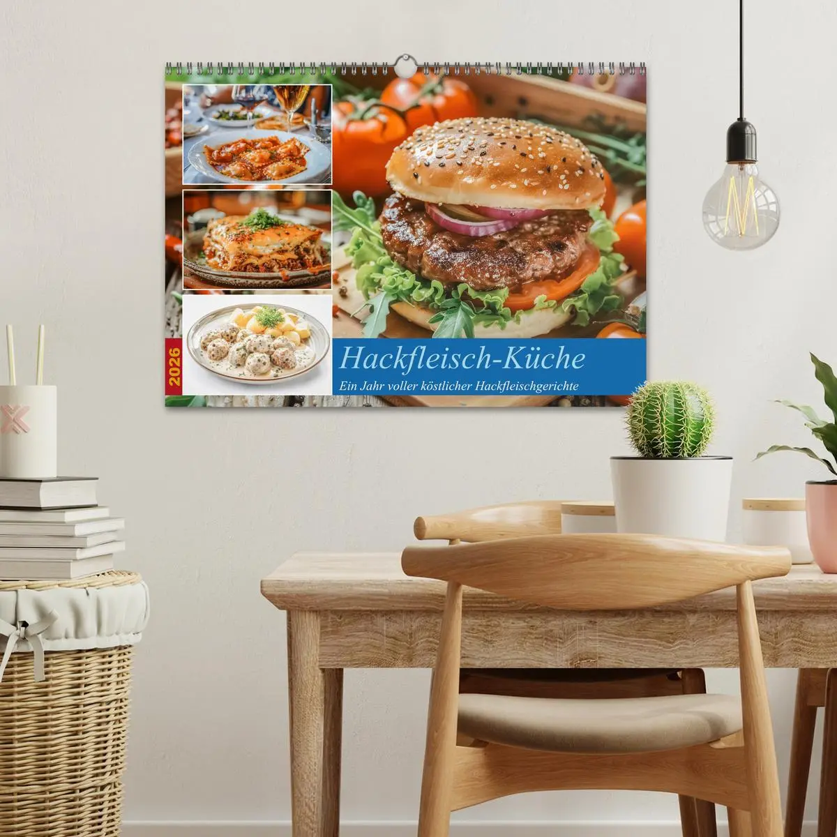Bild: 9783457374917 | Hackfleisch-Küche (Wandkalender 2026 DIN A3 quer), CALVENDO...