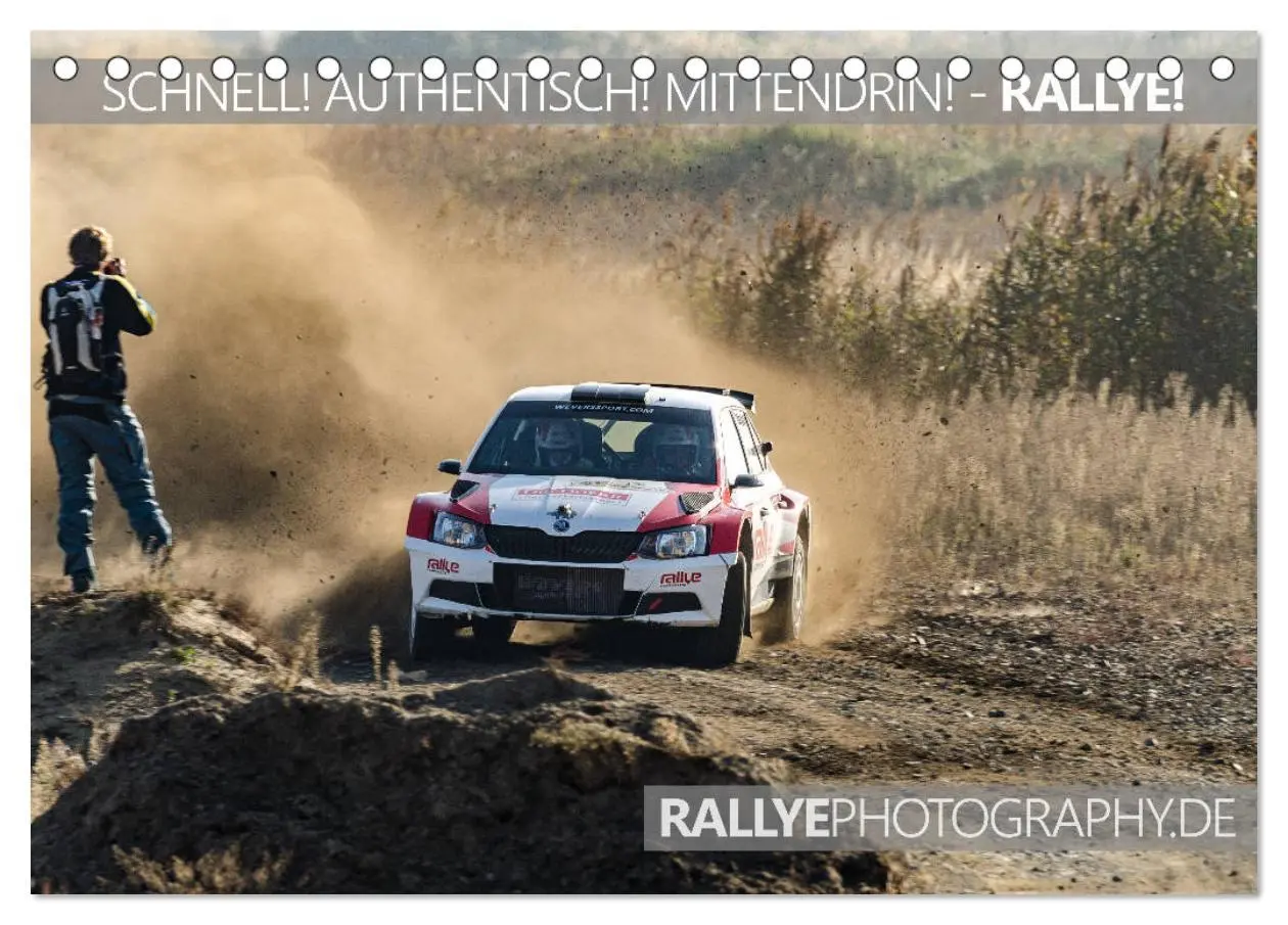 Cover: 9783457754917 | SCHNELL! AUTHENTISCH! MITTENDRIN! - RALLYE! (Tischkalender 2026 DIN...