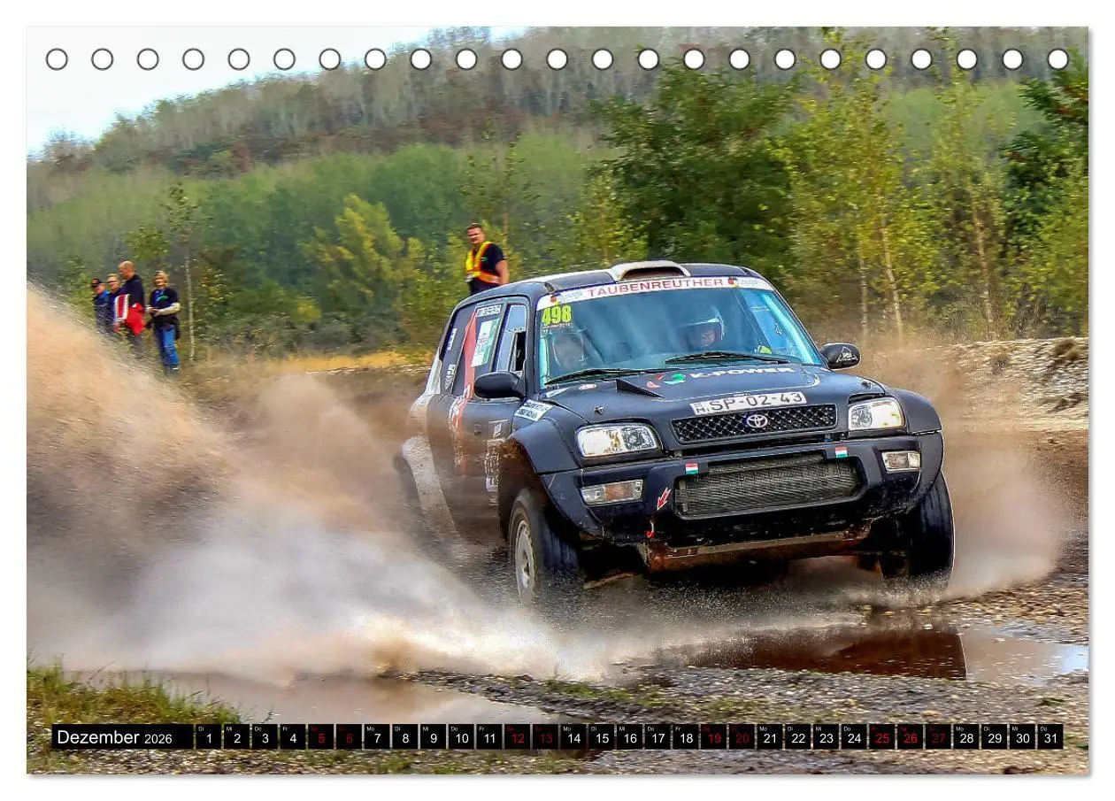 Bild: 9783457754917 | SCHNELL! AUTHENTISCH! MITTENDRIN! - RALLYE! (Tischkalender 2026 DIN...