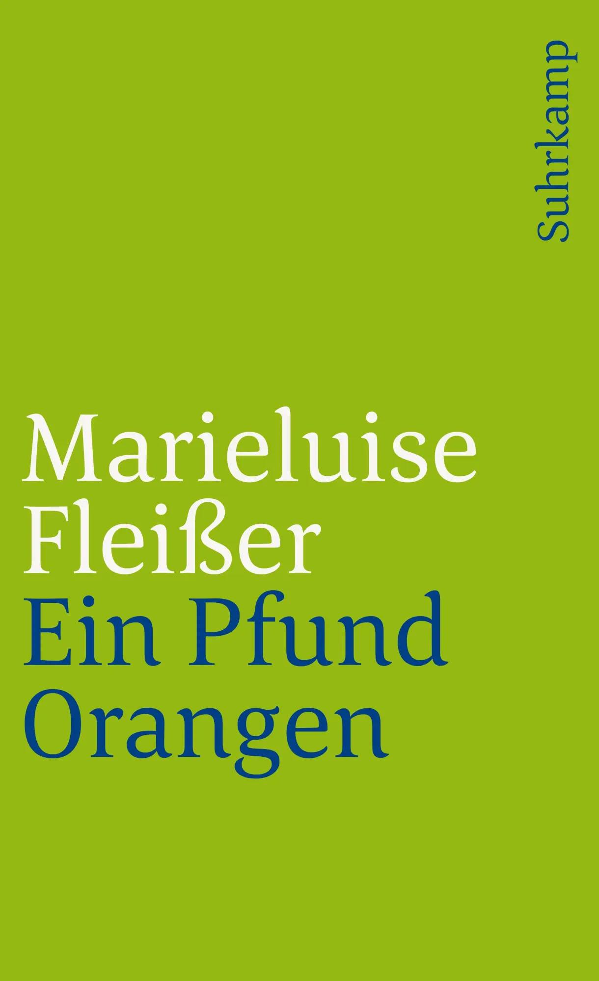 Cover: 9783518374917 | Ein Pfund Orangen | Marieluise Fleißer | Taschenbuch | 138 S. | 1984