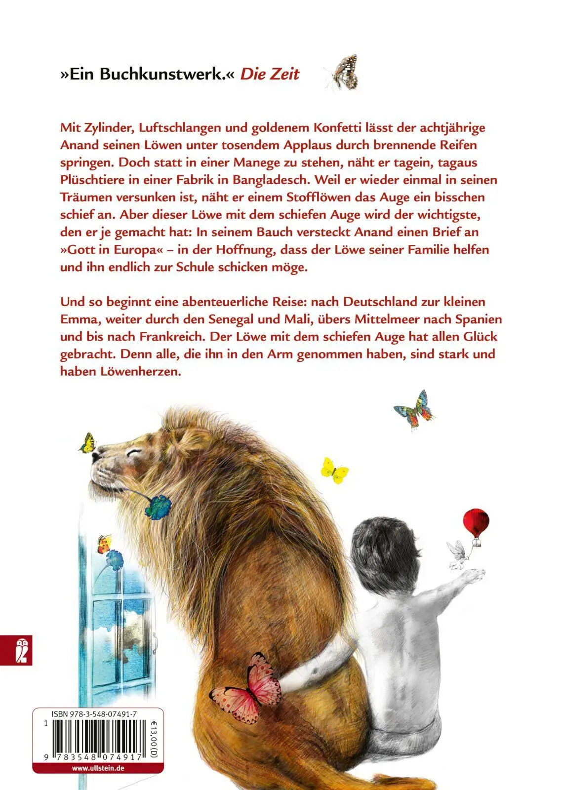 Rückseite: 9783548074917 | Löwenherzen | Nino Haratischwili | Taschenbuch | 80 S. | Deutsch