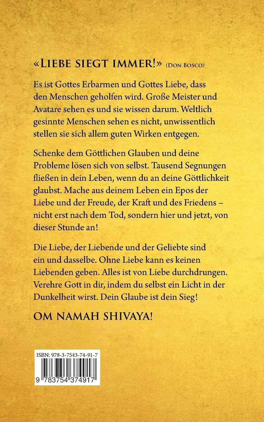 Rückseite: 9783754374917 | Avatar - Das Erscheinen Gottes auf Erden | Liebe siegt immer! | Joy