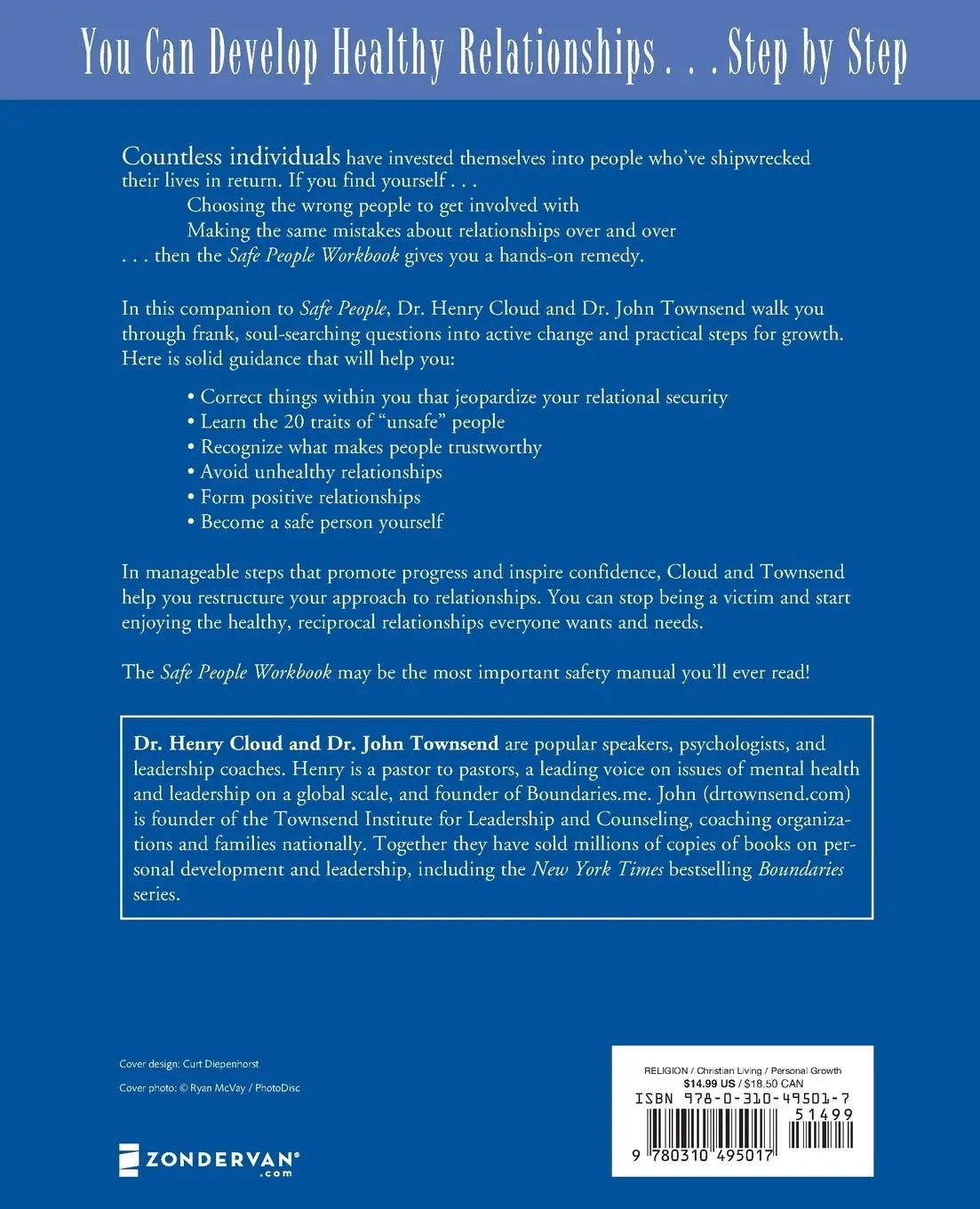 Rückseite: 9780310495017 | Safe People Workbook | Henry Cloud (u. a.) | Taschenbuch | Englisch