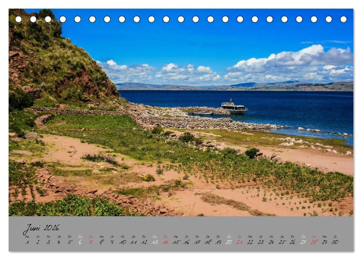 Bild: 9783516115017 | Peru 2026 (Tischkalender 2026 DIN A5 quer), CALVENDO Monatskalender