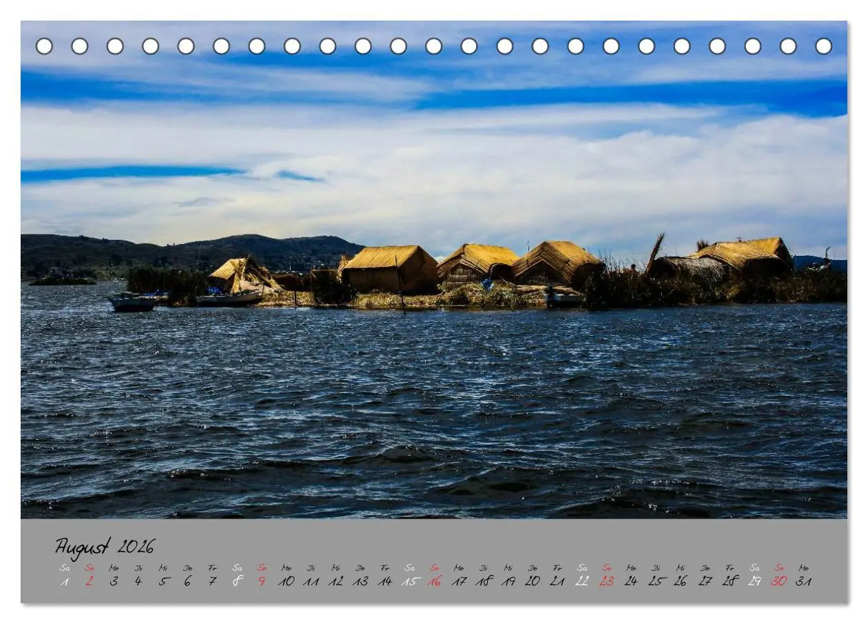 Bild: 9783516115017 | Peru 2026 (Tischkalender 2026 DIN A5 quer), CALVENDO Monatskalender