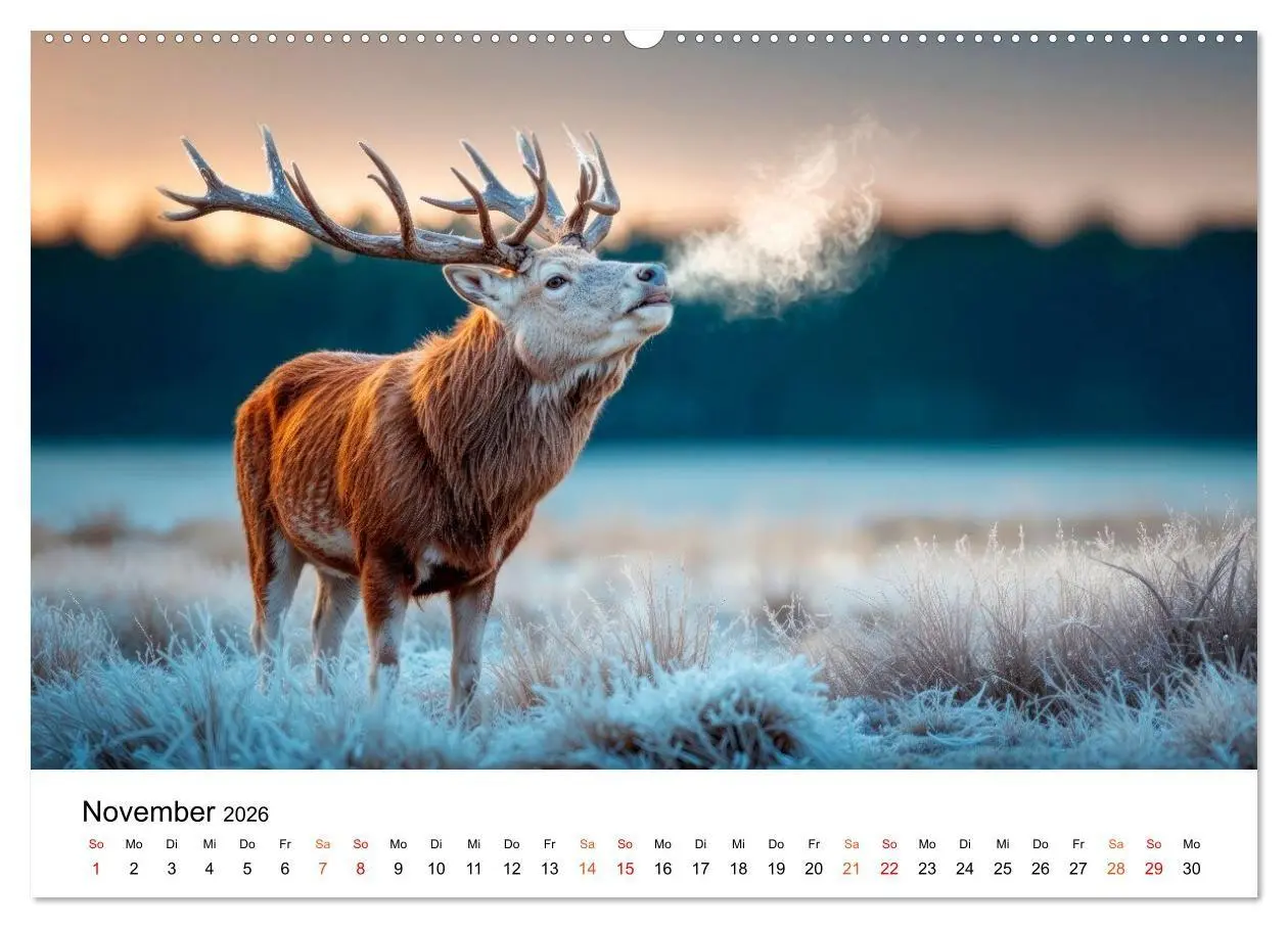 Bild: 9783516735017 | Tiere in ihrer Welt (Wandkalender 2026 DIN A2 quer), CALVENDO...