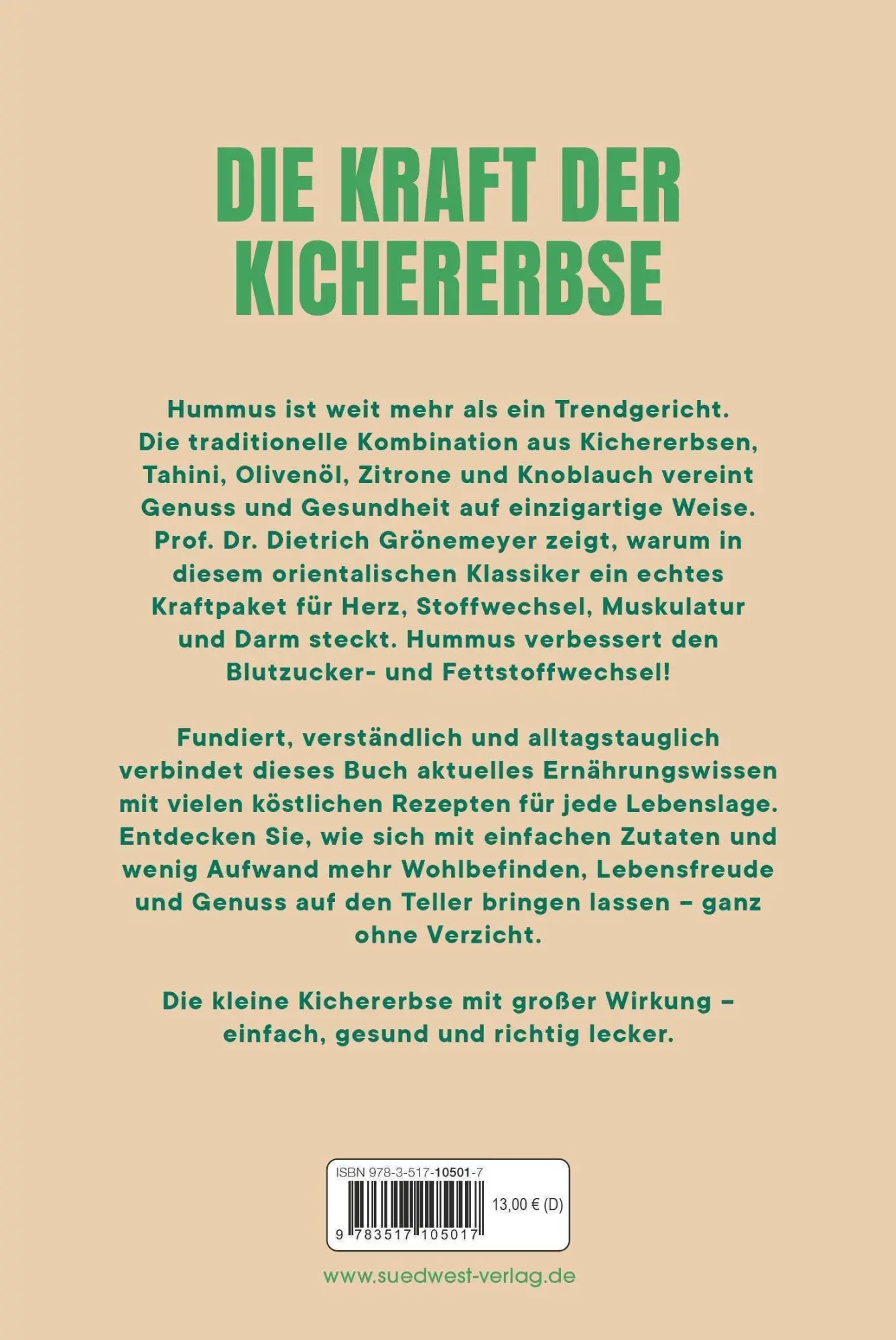 Bild: 9783517105017 | Hummus als Gesundheitsbooster | 40 köstliche Blitzrezepte | Grönemeyer