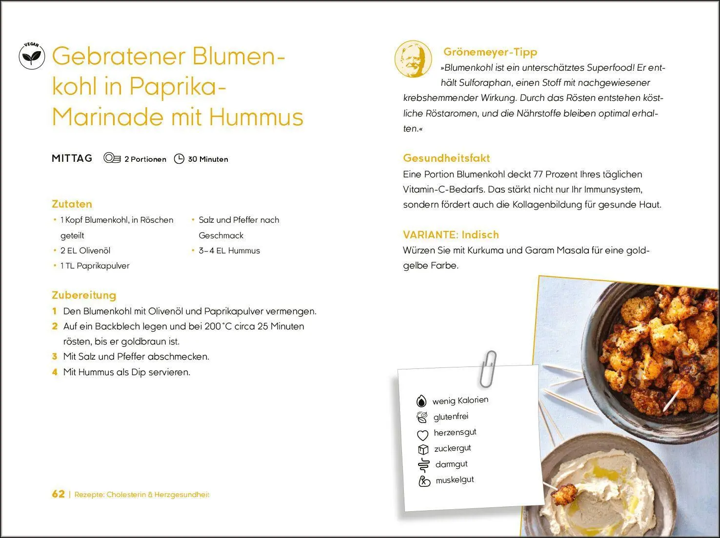 Bild: 9783517105017 | Hummus als Gesundheitsbooster | 40 köstliche Blitzrezepte | Grönemeyer
