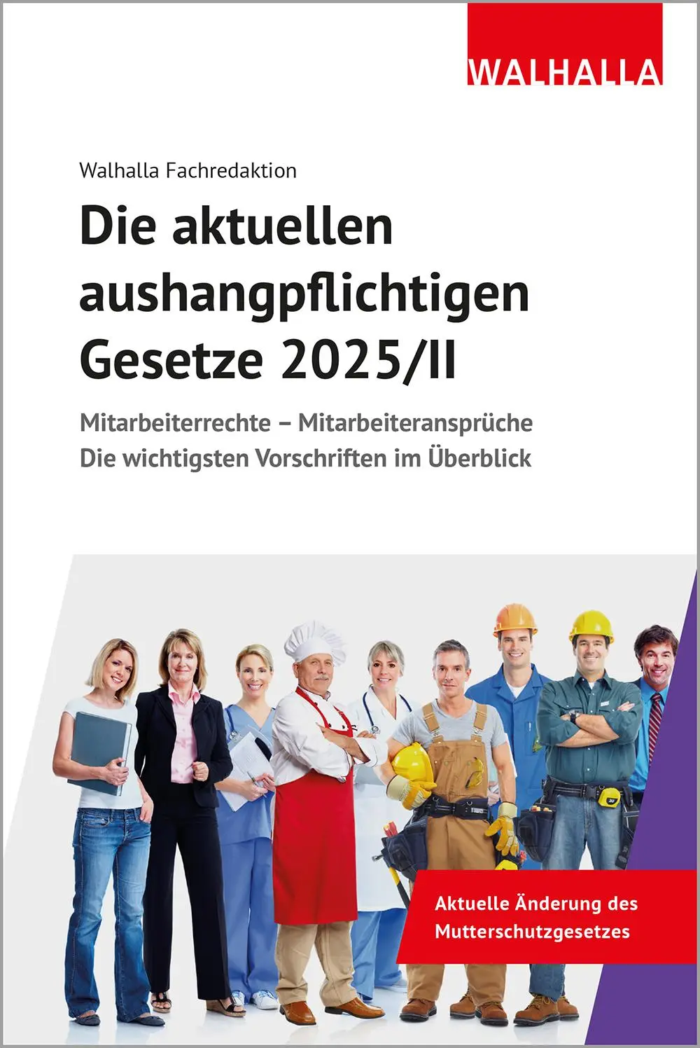 Cover: 9783802915017 | Die aktuellen aushangpflichtigen Gesetze 2025/II | Fachredaktion