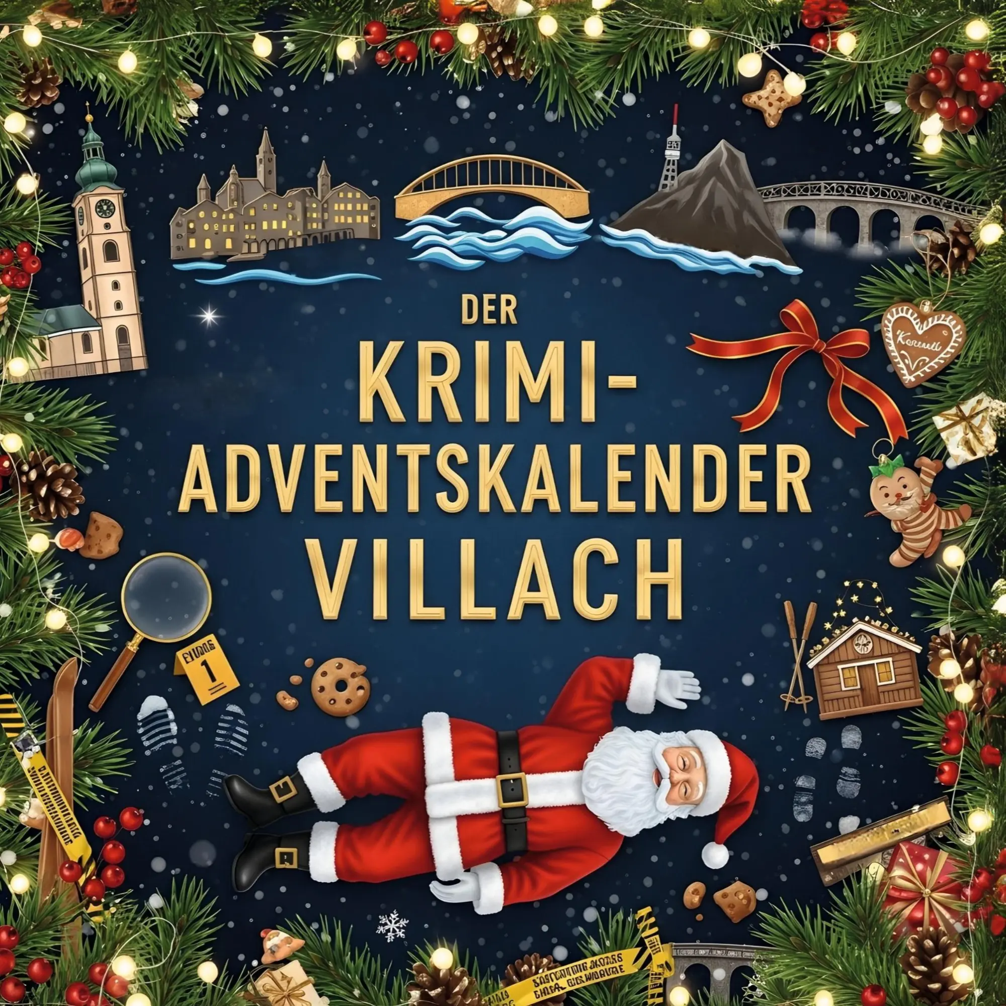 Cover: 9783695305117 | Der Krimi-Adventskalender Villach | Mordsverdächtig in 24 Akten | Buch