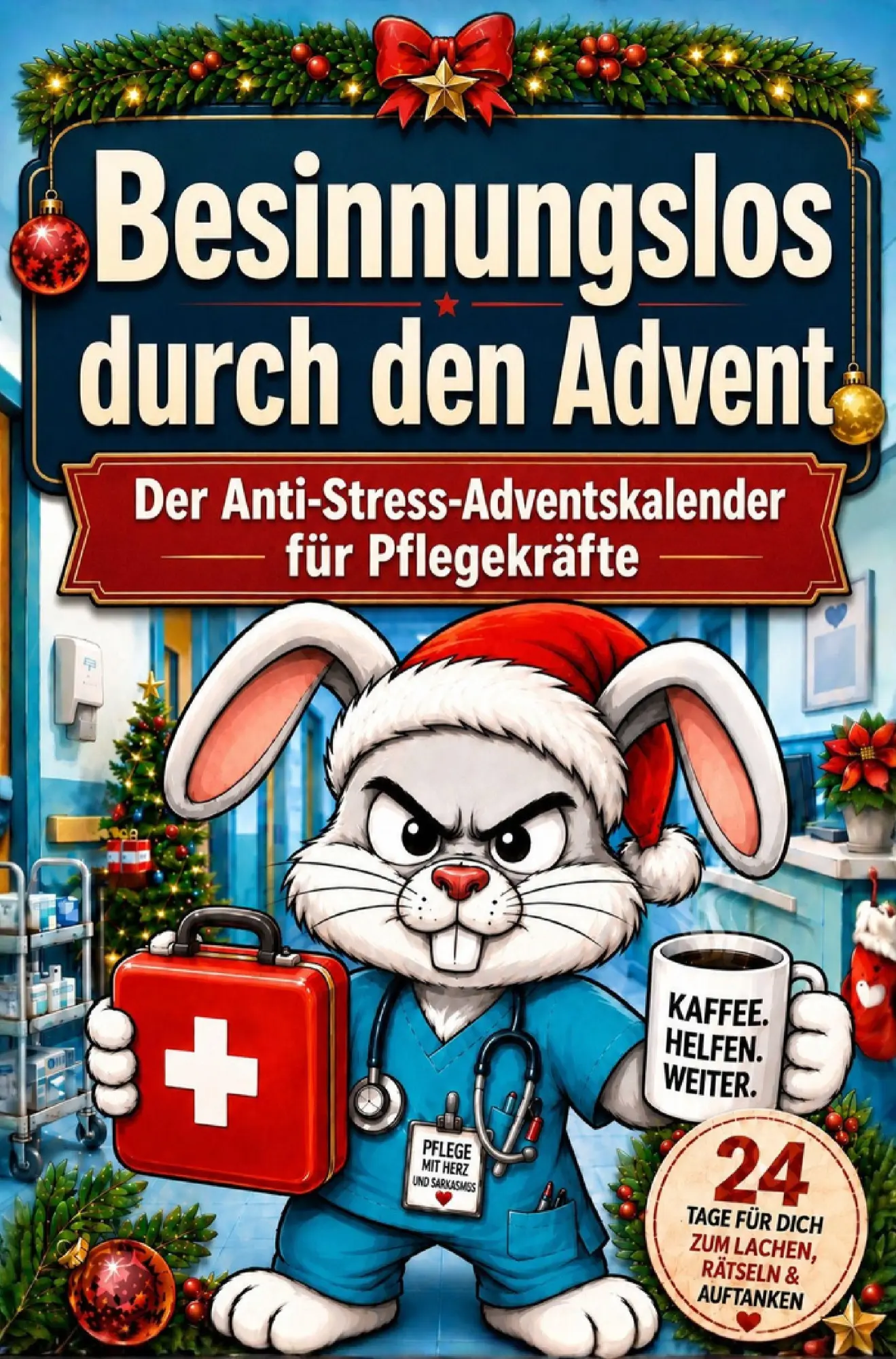 Cover: 9783912345117 | Besinnungslos durch den Advent Der Anti-Stress Adventskalender für...